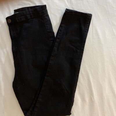 fashion nova womens black leggings size 11